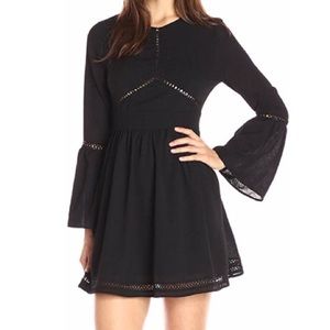 NWT ANTHROPOLOGIE MOON RIVER bell sleeve dress